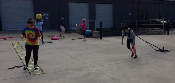 Boot camp workouts at Lyerly Fitness